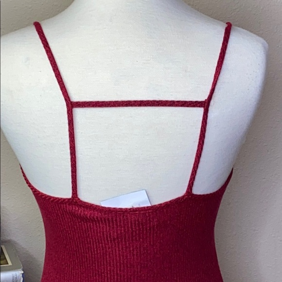 Topshop Spaghetti Sleeve Sweater Dress NWT Size 4 - Picture 6 of 12